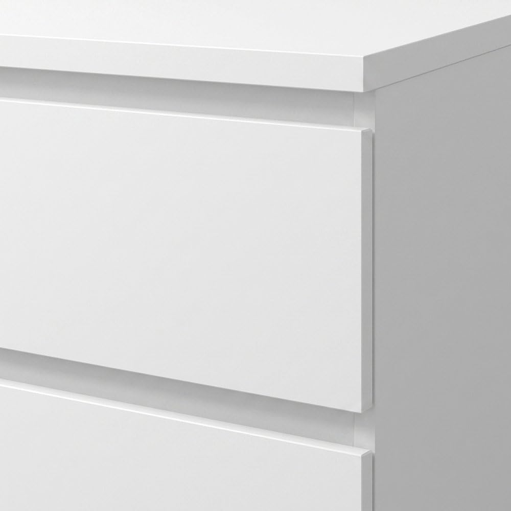White 3 Drawer Dresser F9806