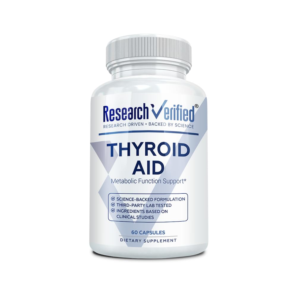 Thyroid Aid with Iodine Copper & Zinc 60 Capsules T904