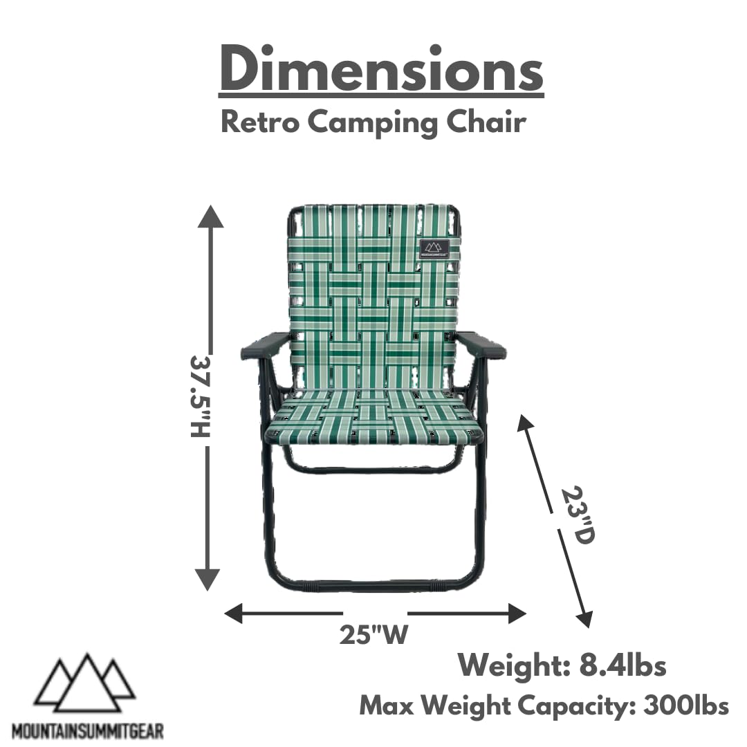 Camping Chair Lightweight Foldable Steel Frame 300lb Capacity G4896