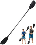 Adjustable Telescopic Kayak Paddle Stainless Steel Shaft Fiberglass Blades A798988