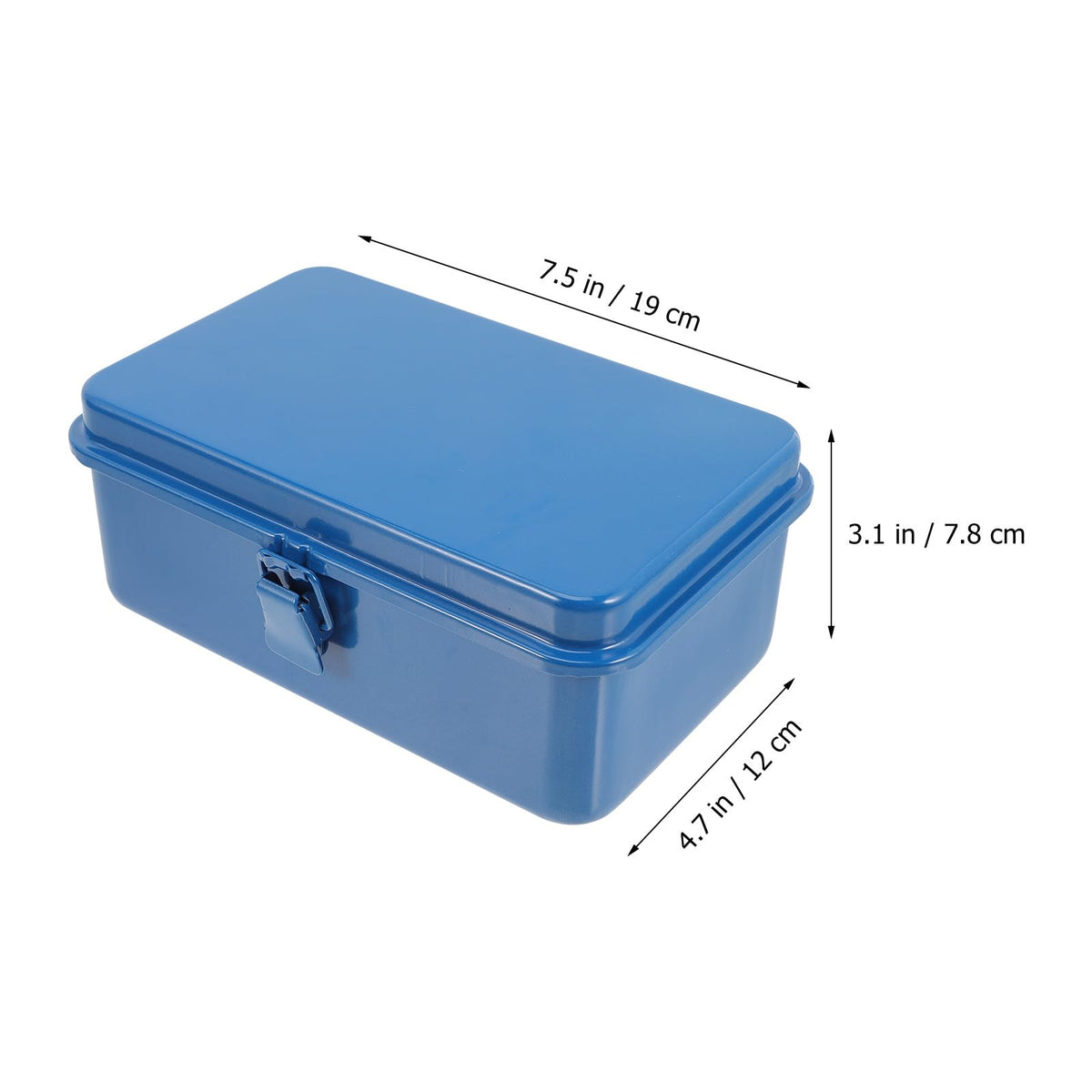 Blue Heavy Duty Portable Iron Toolbox Organizer E2201