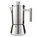 Stainless Steel Stovetop Espresso Maker 12 Cup 17.5 oz Moka Pot F215