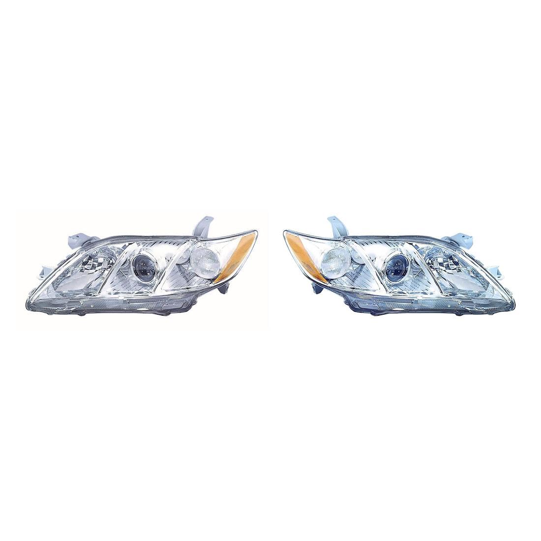 Headlight Assembly Pair Left Right D5680