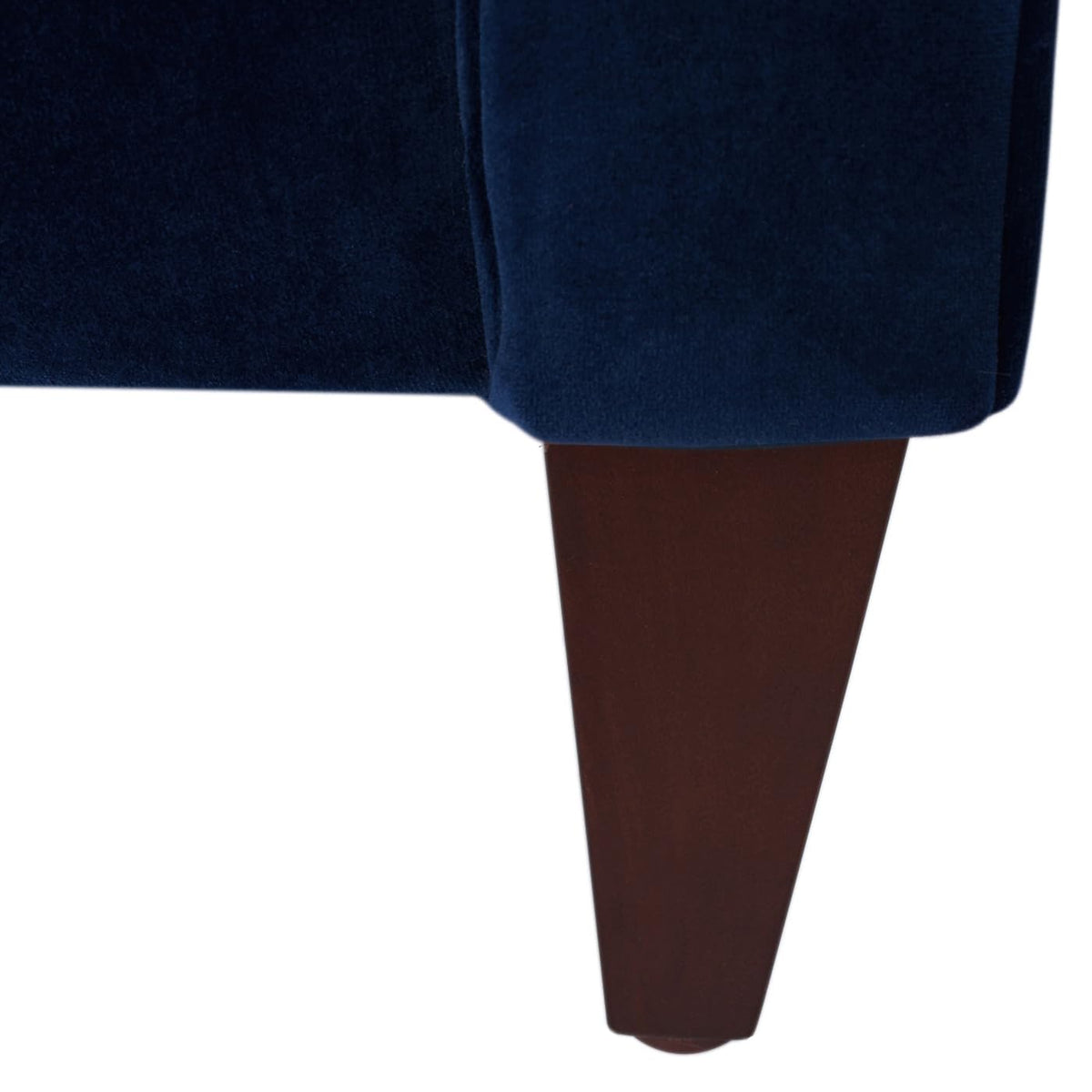 84" Navy Blue Velvet Tufted Sofa Q7104