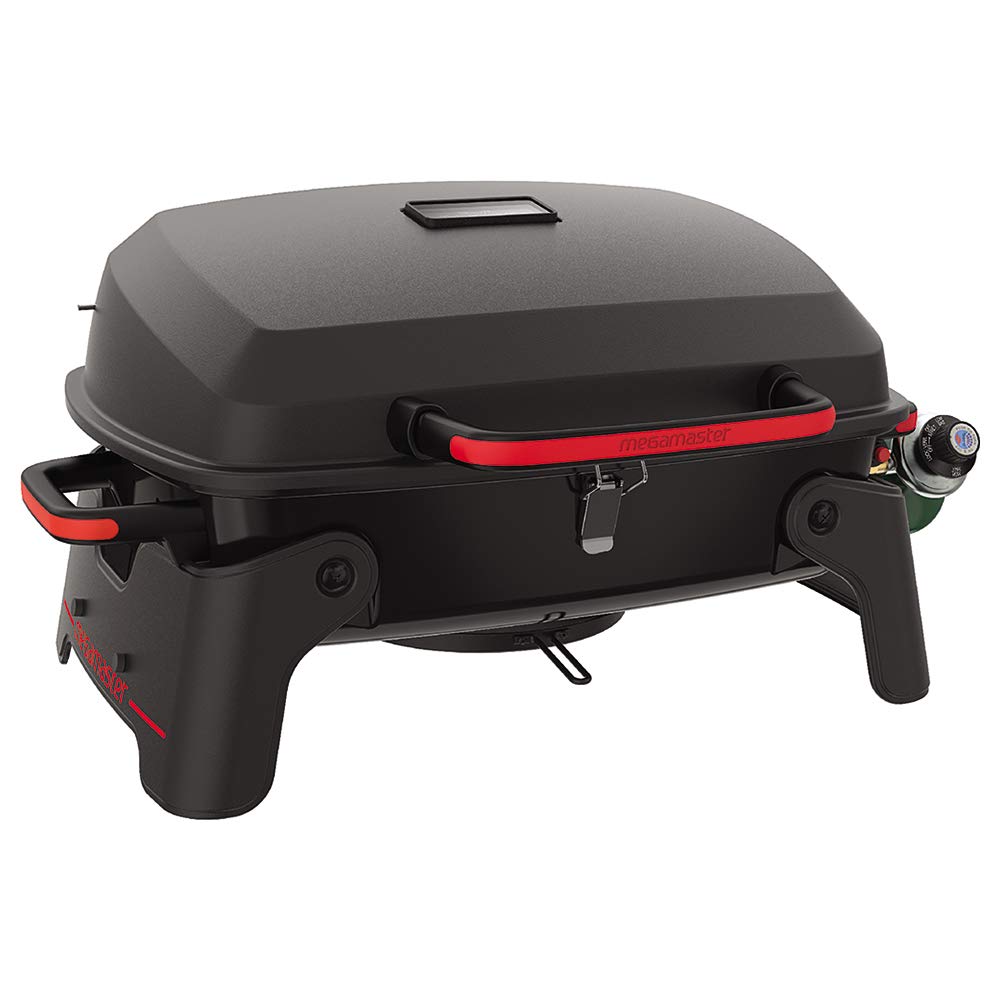 Tabletop 1 Burner Gas Grill with Warming Rack Y1788
