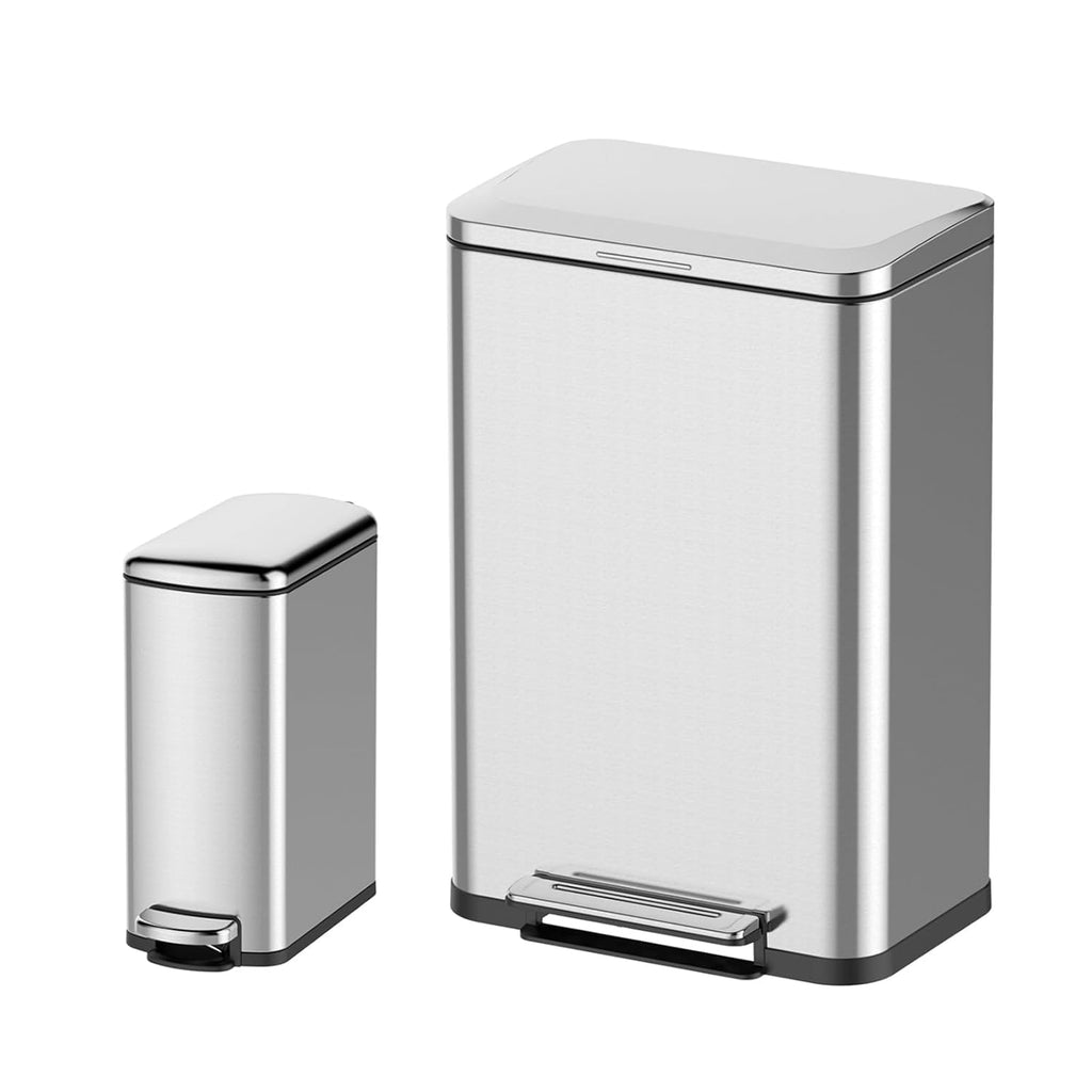 Stainless Steel Step Trash Can 13.2 Gallon S5940