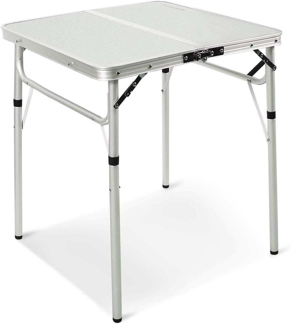 2 Foot Small Square Folding Table with Adjustable Height Z6123