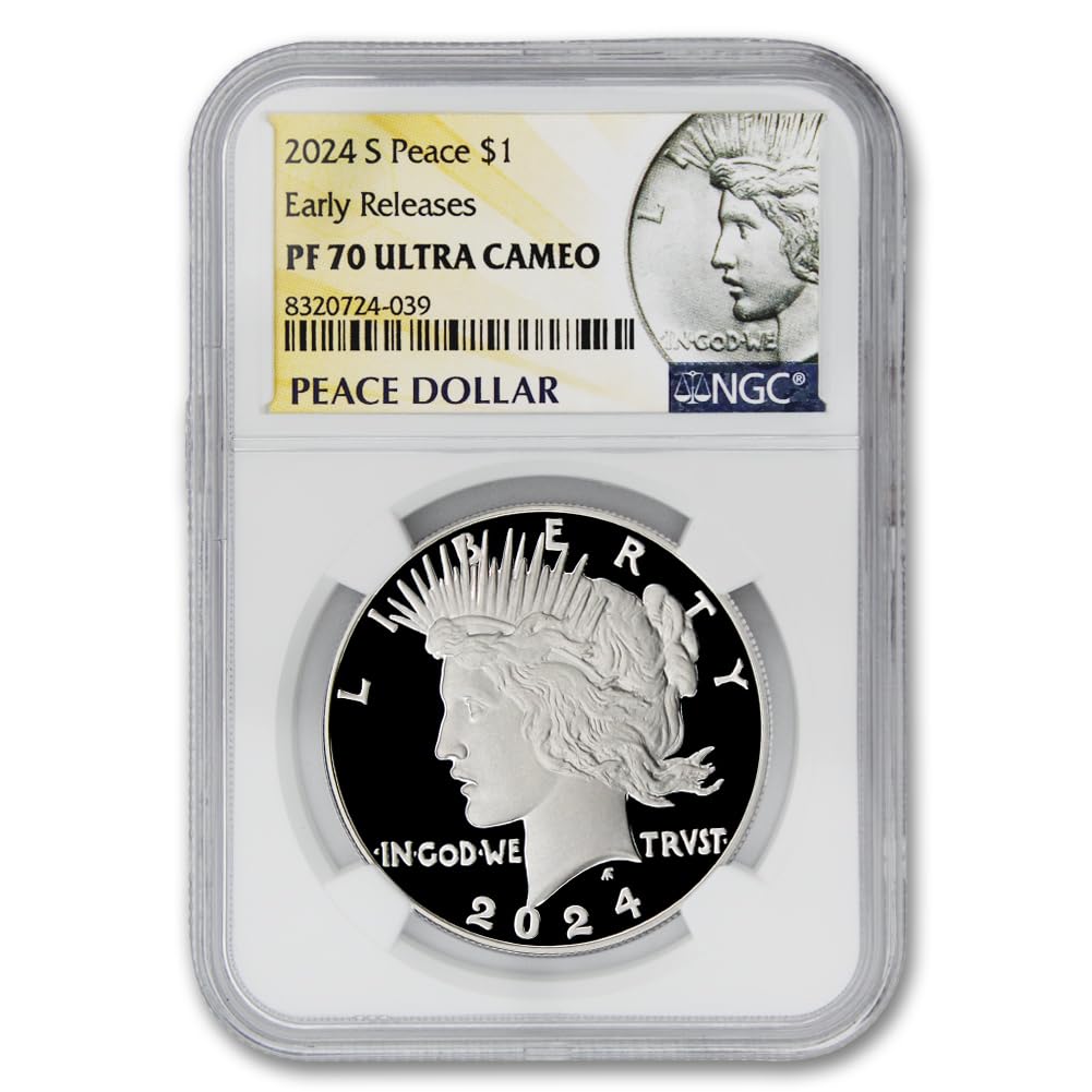 2024 American Silver Peace Dollar Coin PF-70 Ultra Cameo Y2575