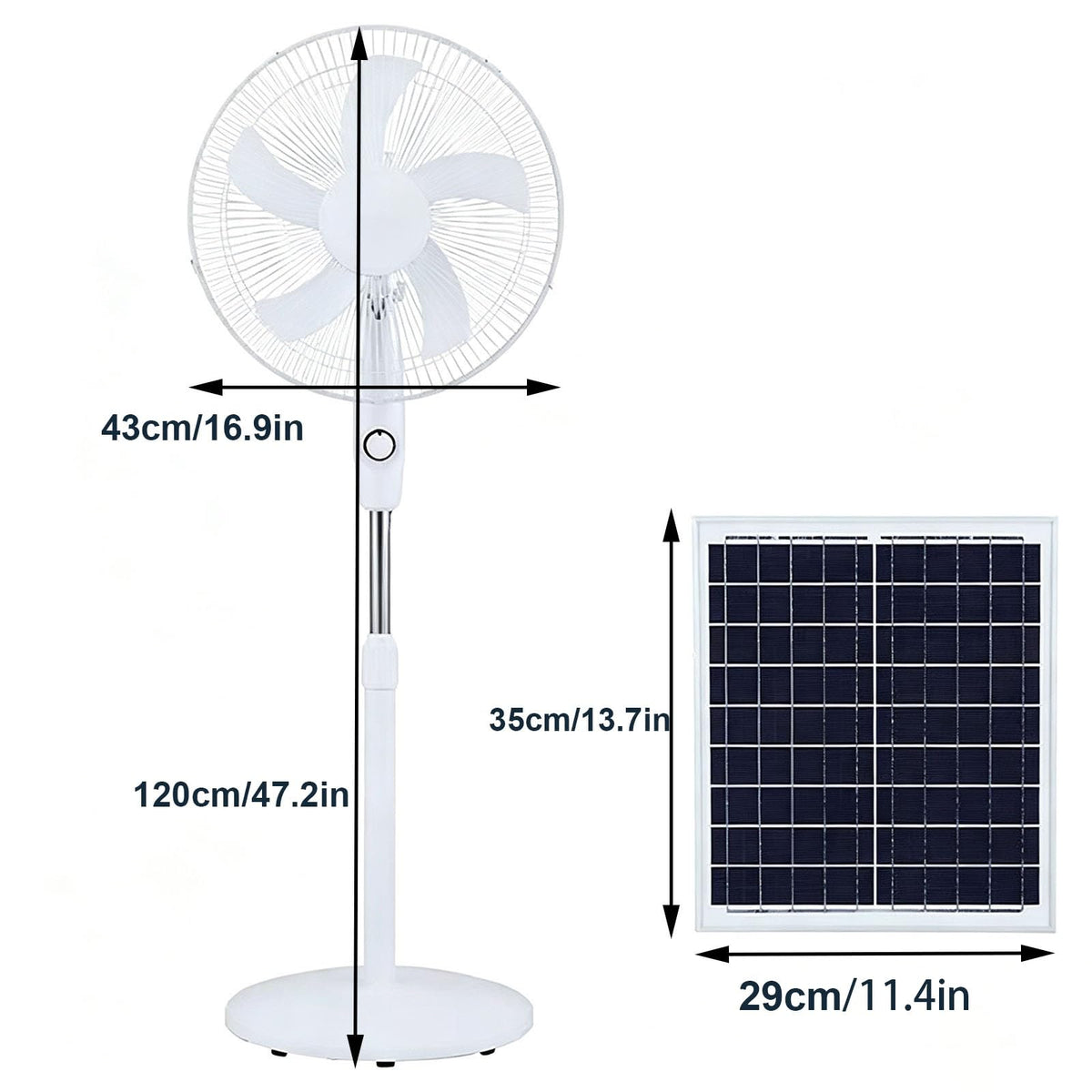 16 Inch Outdoor Pedestal Fan T872972