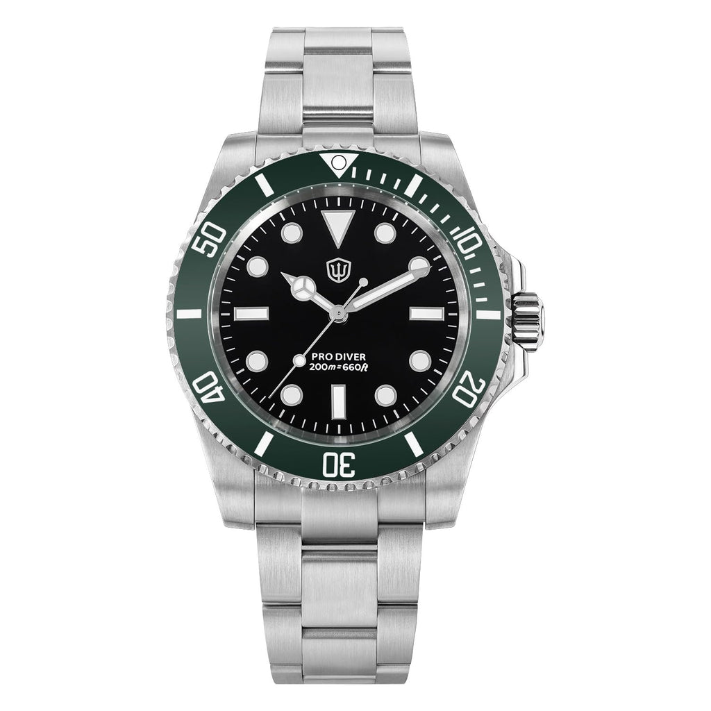 40mm Sapphire Crystal 200m Waterproof Quartz Diver Watch I3804