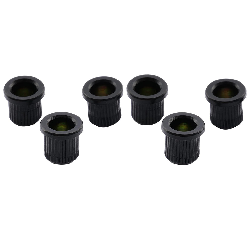 Guitar String Ferrules, Black (Set of 6) M424296