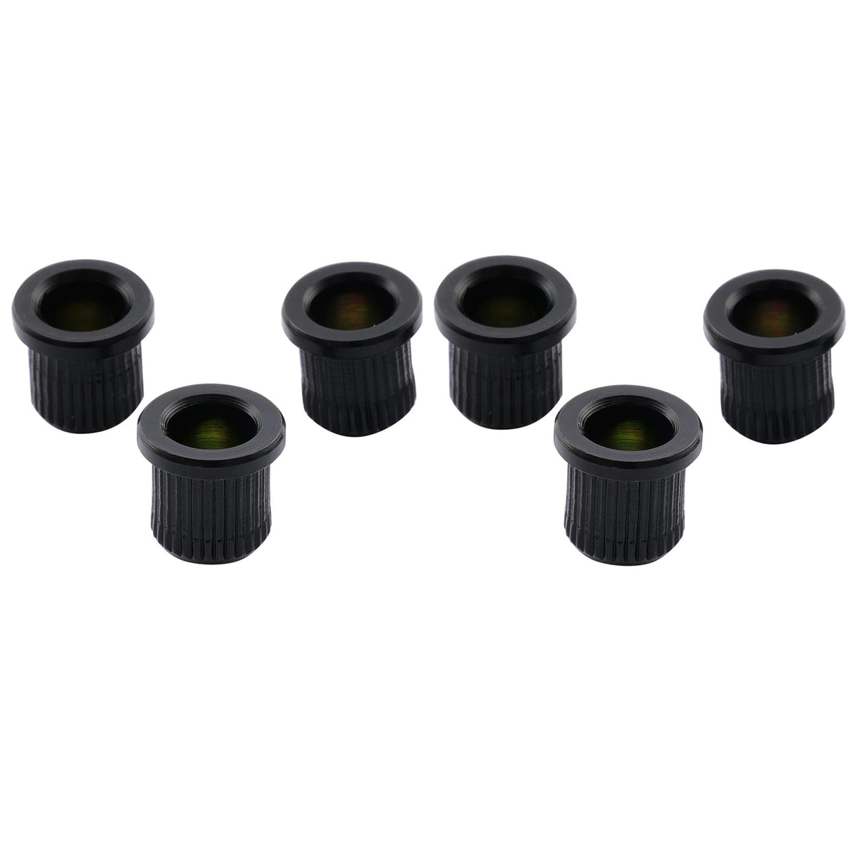 Guitar String Ferrules, Black (Set of 6) M424296