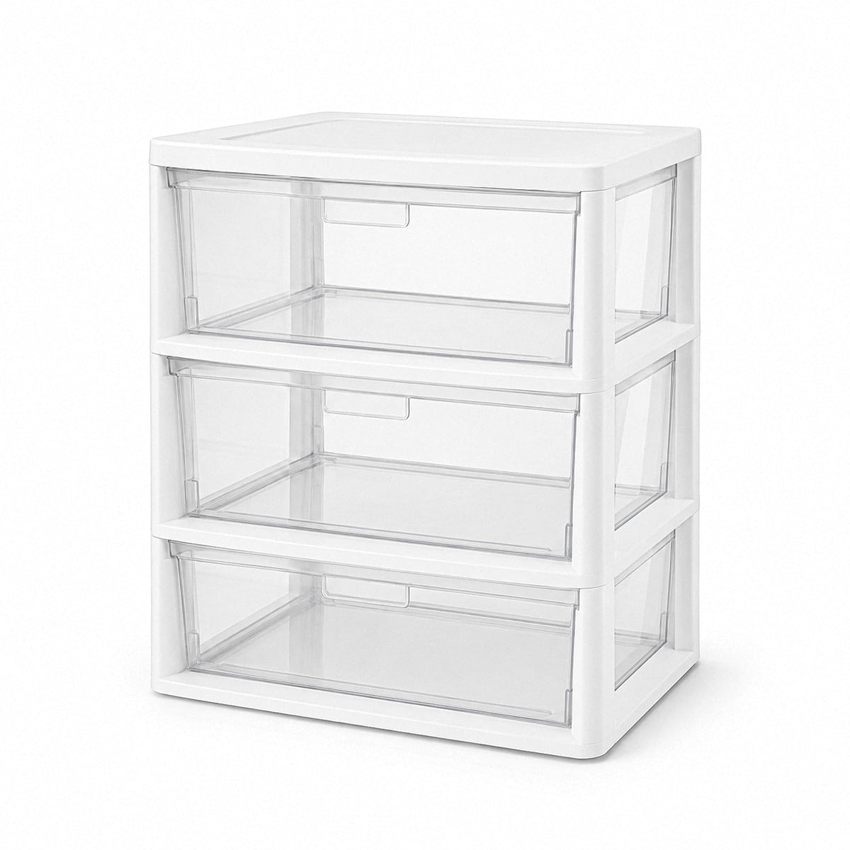 3 Drawer Clear Plastic Storage Organizer X60444