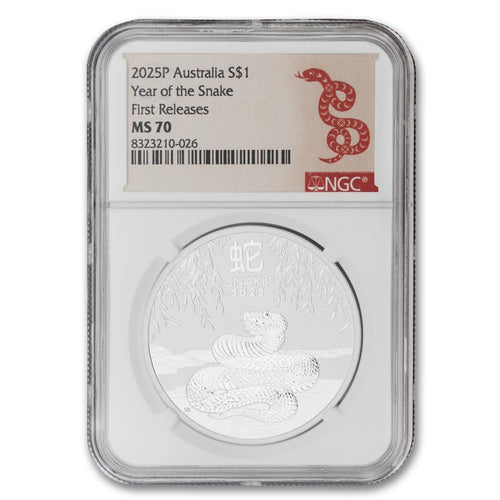 1 oz Silver Year of the Snake Coin R991154