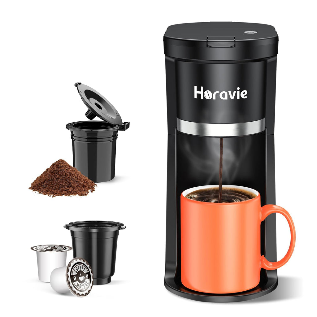 Single Serve Coffee Maker for K-Cup & Grounds D2861