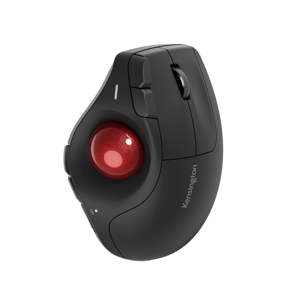 Wireless Vertical Trackball Mouse, Rechargeable - Black R2151