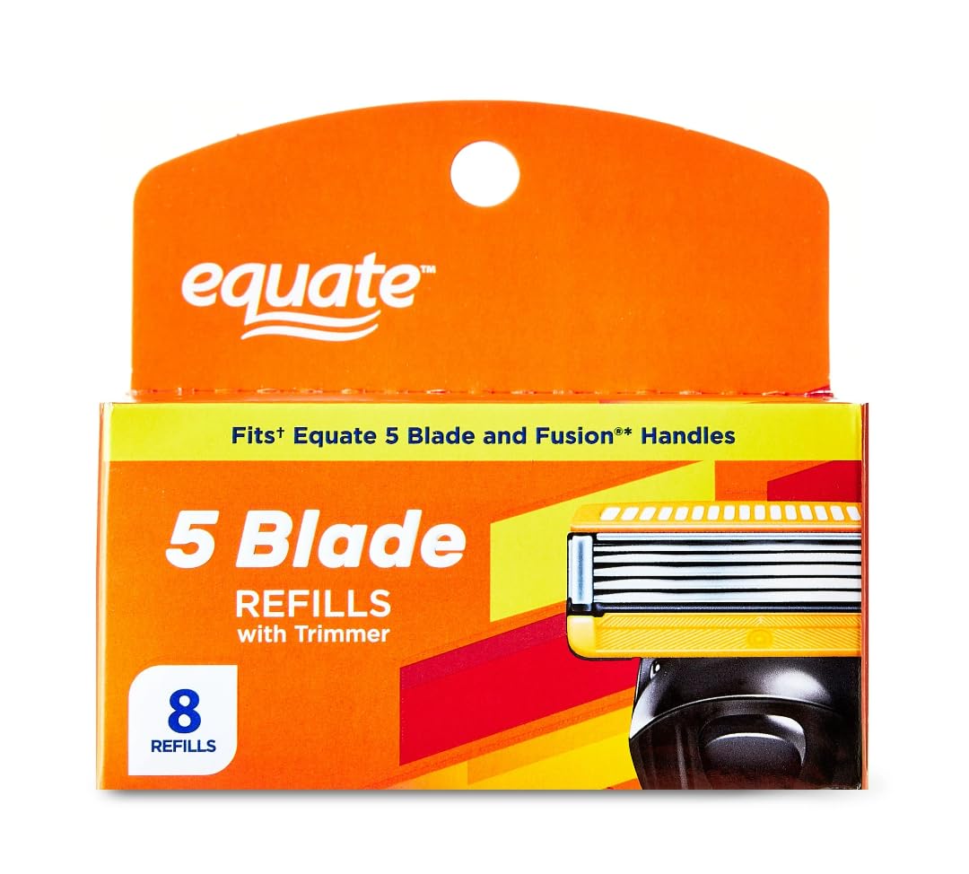 5 Blade Cartridges with Trimmer, 8 Count E7113
