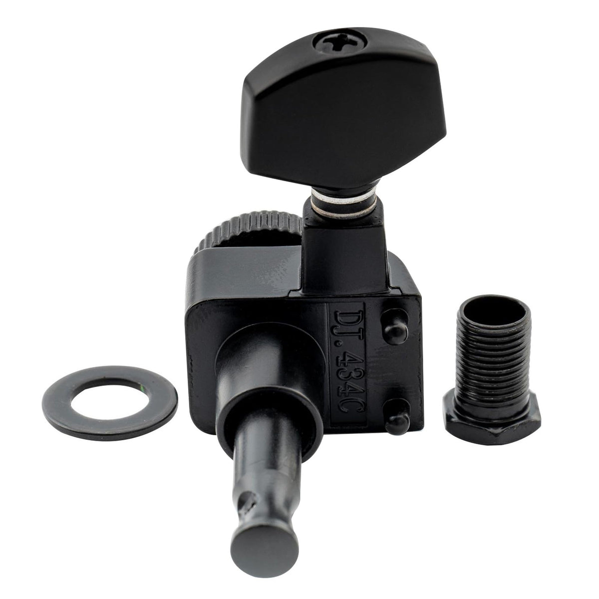 Black 6 Inline Locking Guitar Tuners Set W5537