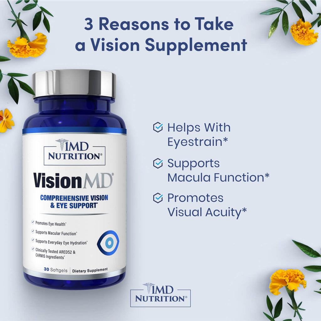 Eye Vitamin Supplement with Lutein & Zeaxanthin 30 Softgels Z43905