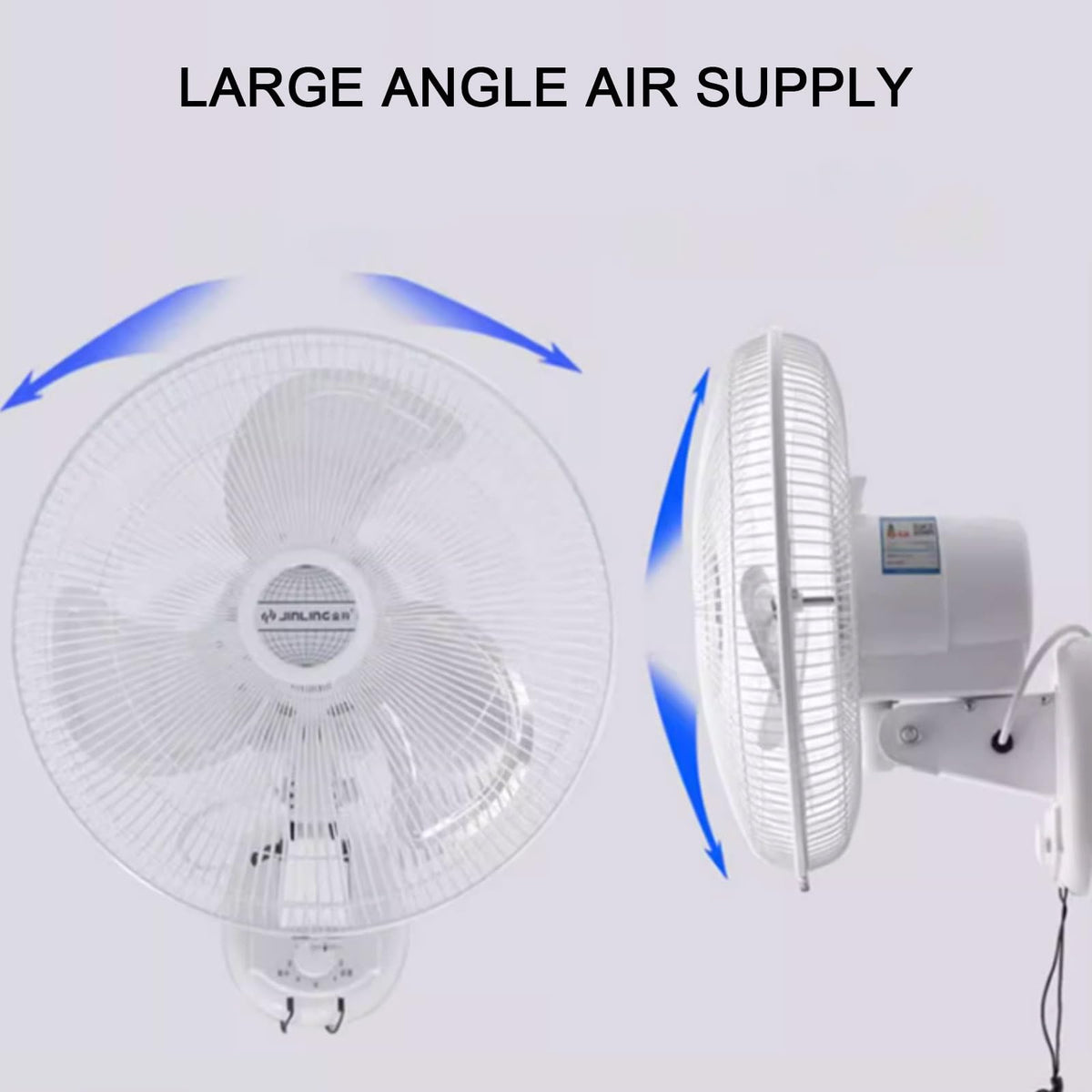 Wall Mount Fan 3 Speeds White 16in M421