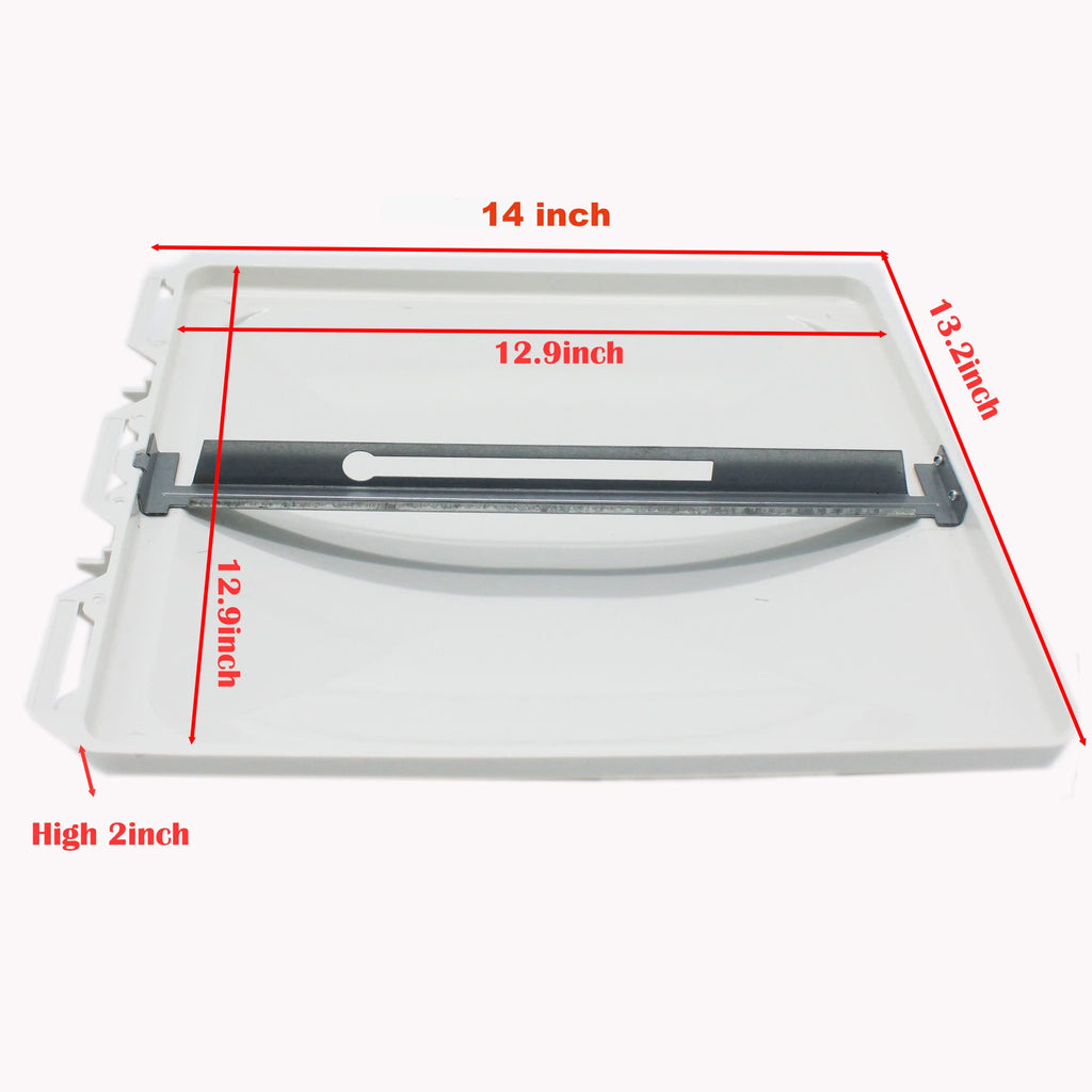 RV Roof Vent Cover 13 x 14 x 2 inch White UV-resistant Polypropylene M1787