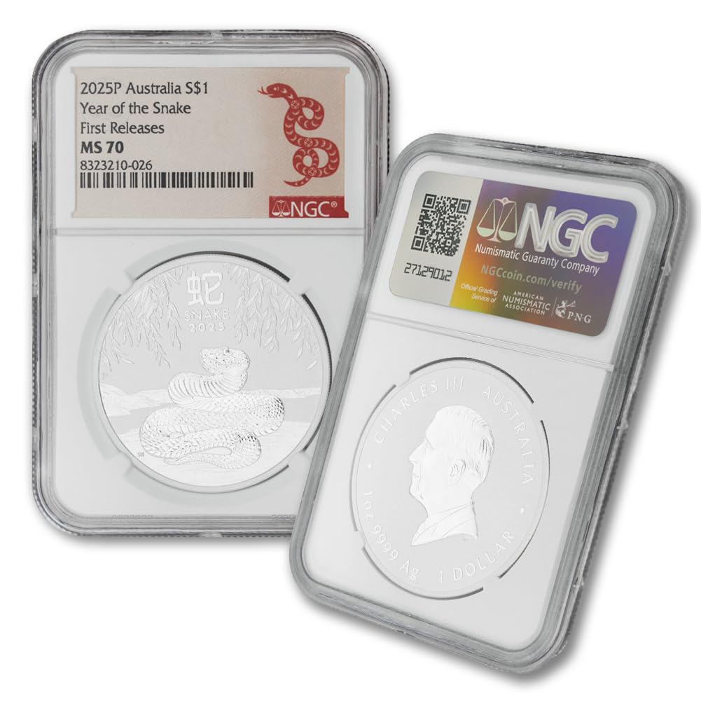 1 oz Silver Year of the Snake Coin R991154