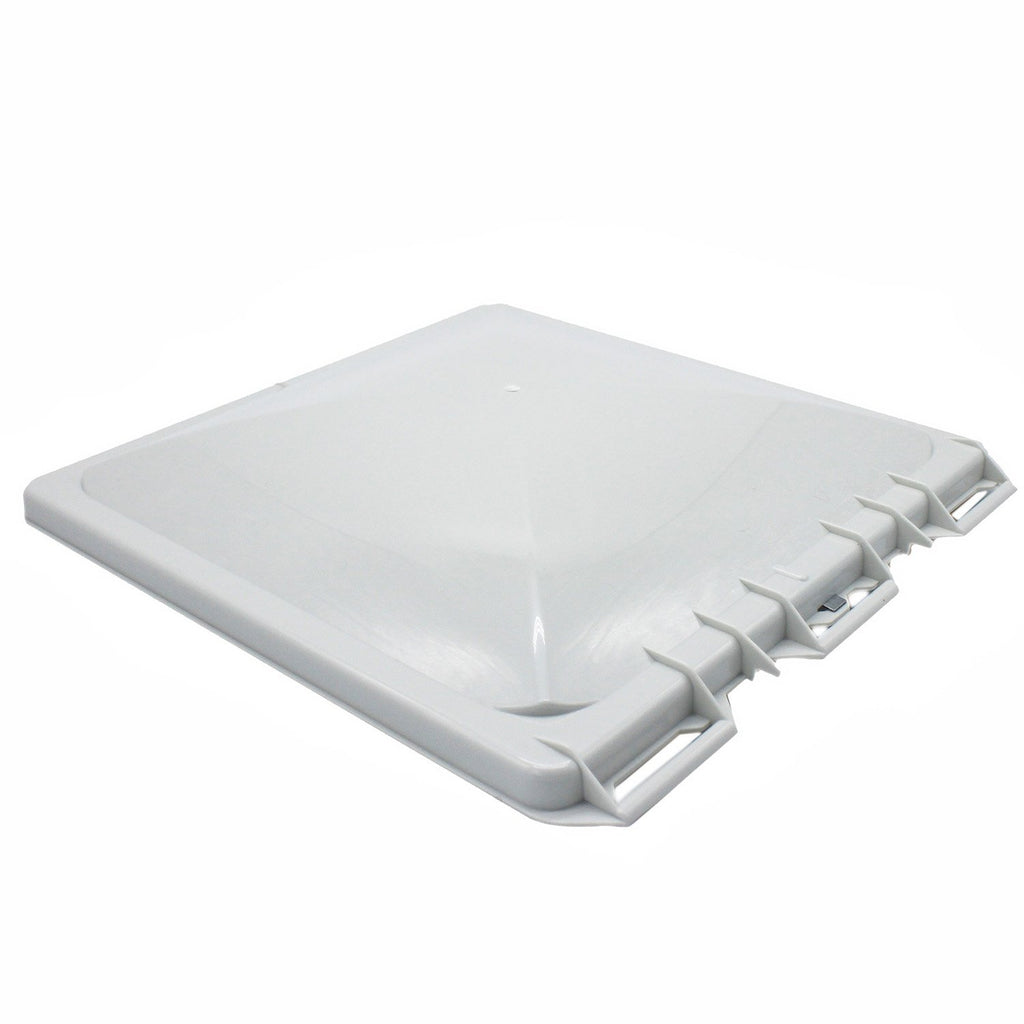 RV Roof Vent Cover 13 x 14 x 2 inch White UV-resistant Polypropylene M1787