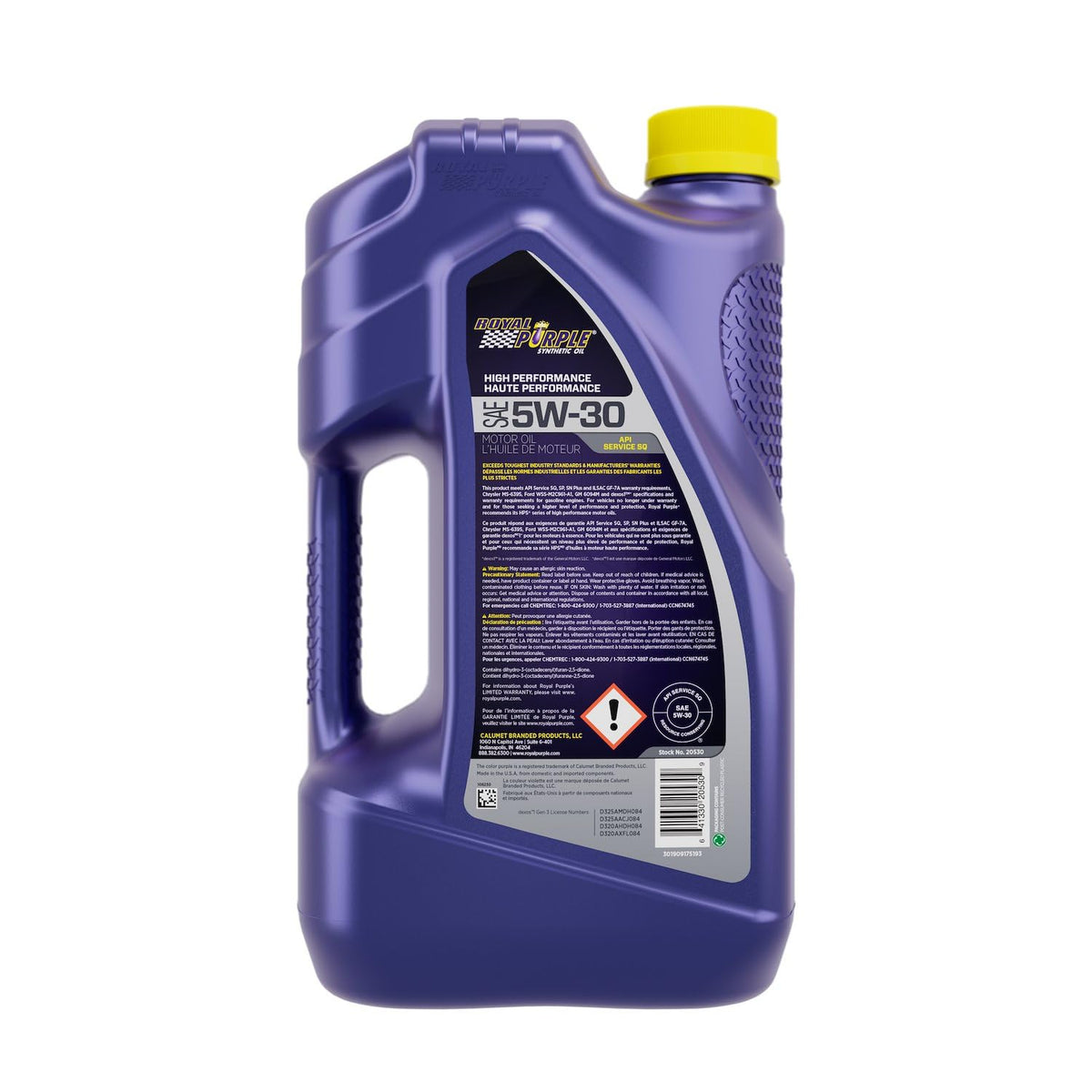 Synthetic 5W-30 Oil 5 Quart Bottle P194776