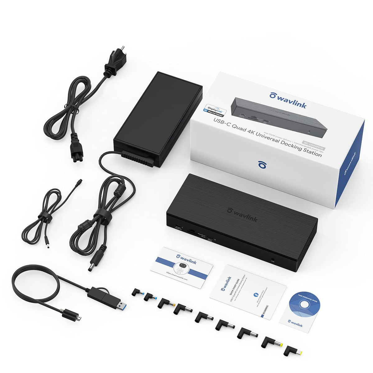20-in-1 USB-C Quad 4K Docking Station with 100W Charging O2791