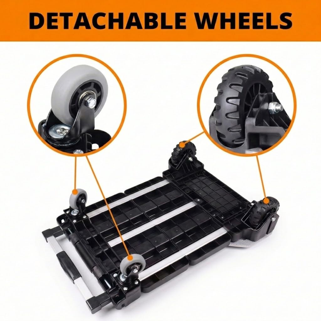 3-in-1 Folding Hand Truck 500 lbs Capacity Y87137