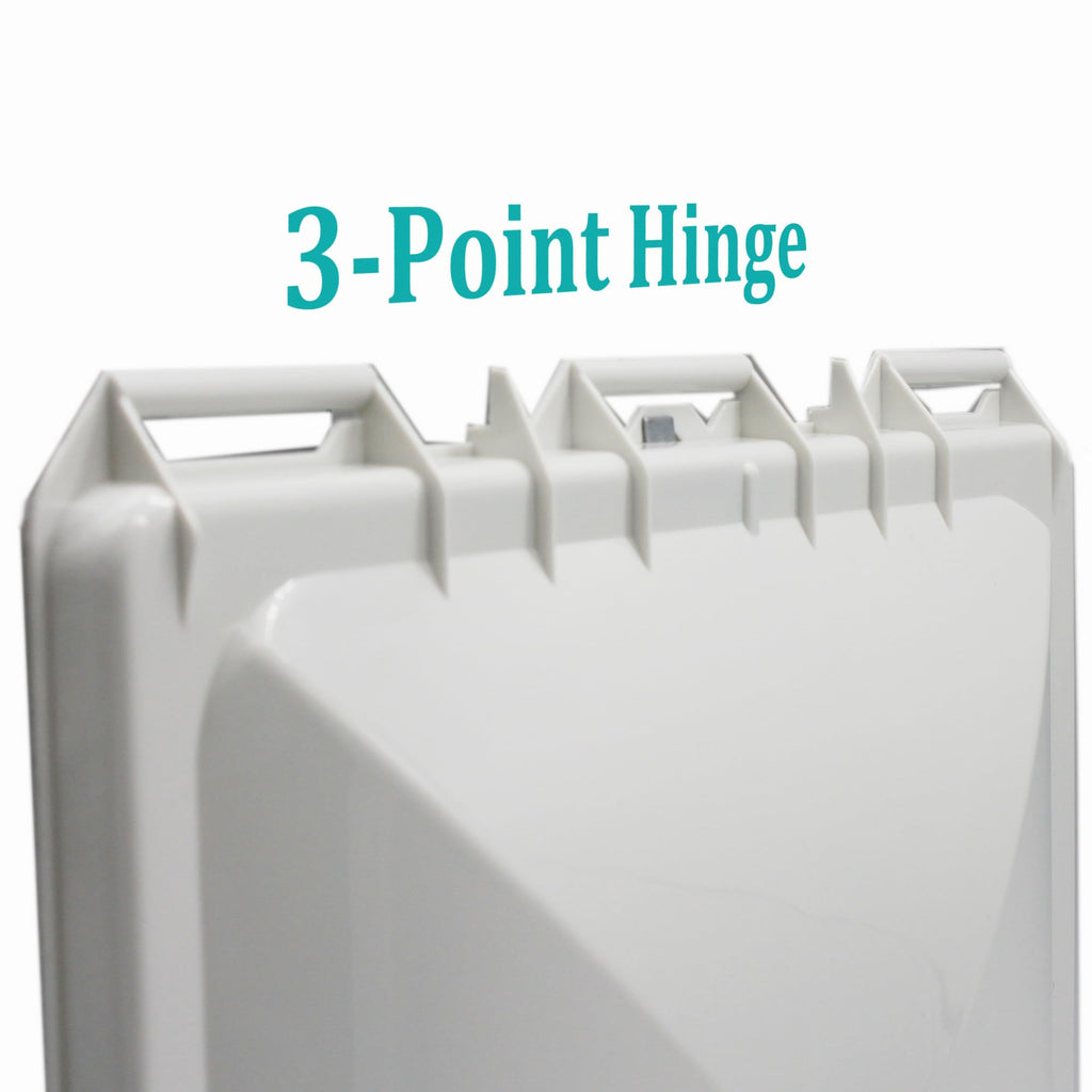RV Roof Vent Cover 13 x 14 x 2 inch White UV-resistant Polypropylene M1787
