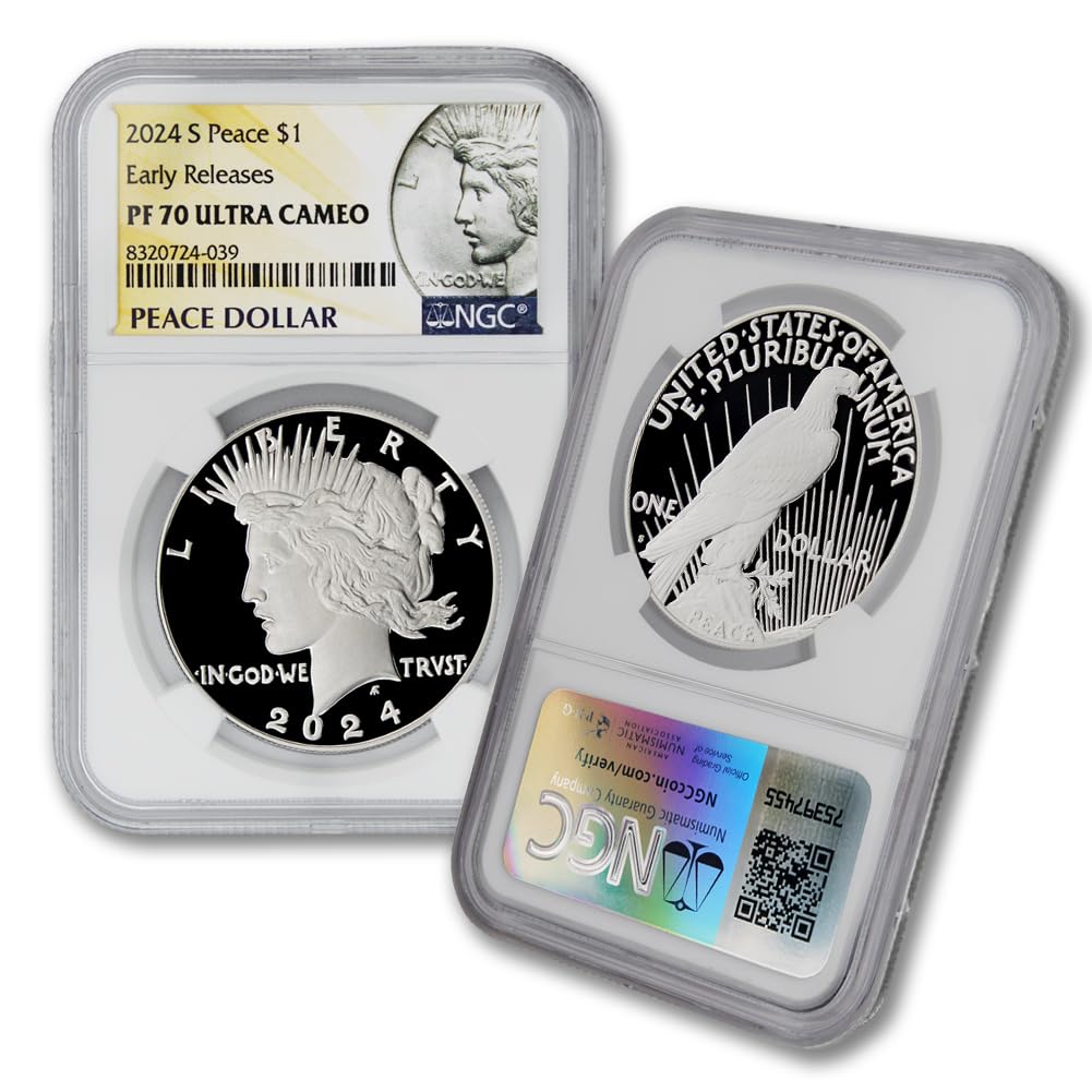 2024 American Silver Peace Dollar Coin PF-70 Ultra Cameo Y2575