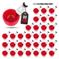 32 Pack Automatic Poultry Waterer Cups with Mounting Hole Opener P528