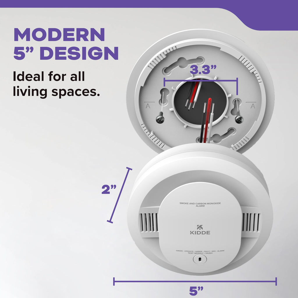 Hardwired Smoke & Carbon Monoxide Detector, 2 Pack B1406