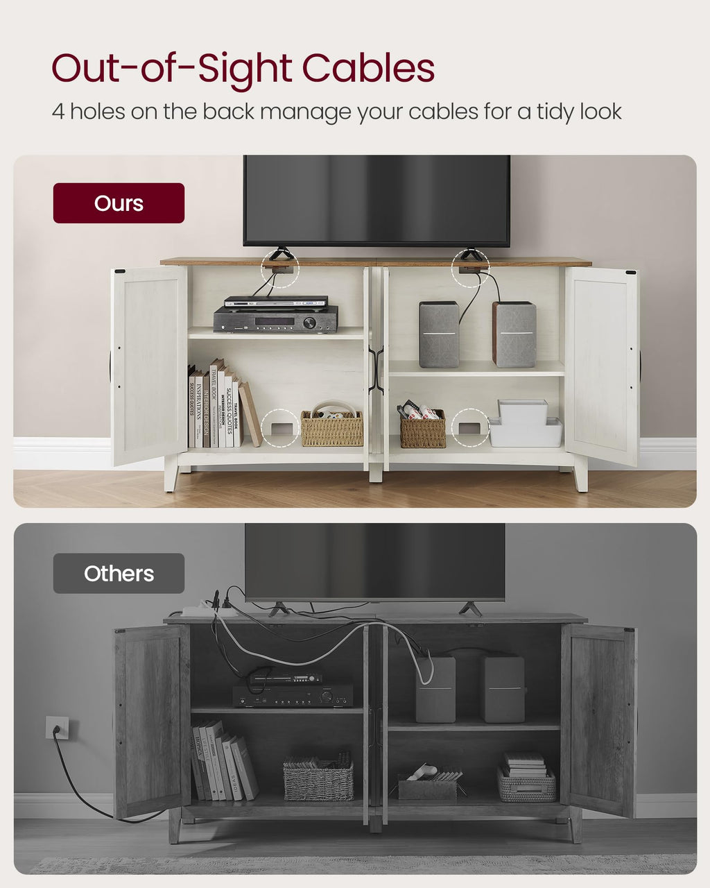 Buffet Cabinet with Adjustable Shelf A784386