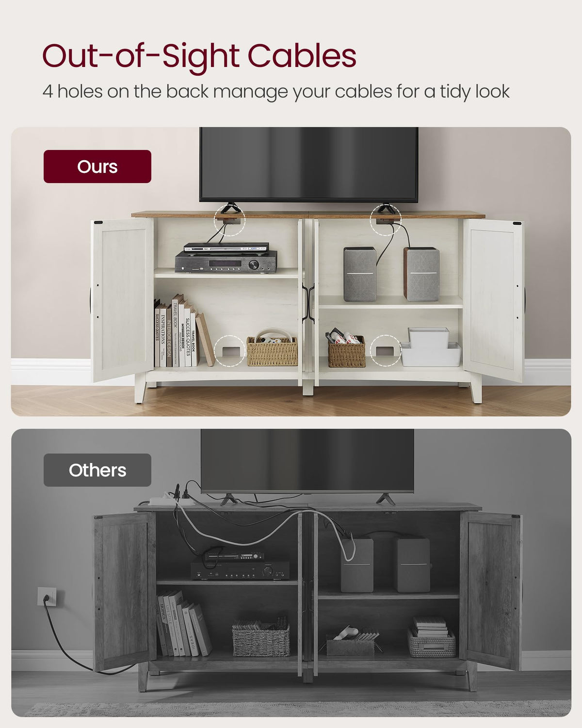 Buffet Cabinet with Adjustable Shelf A784386