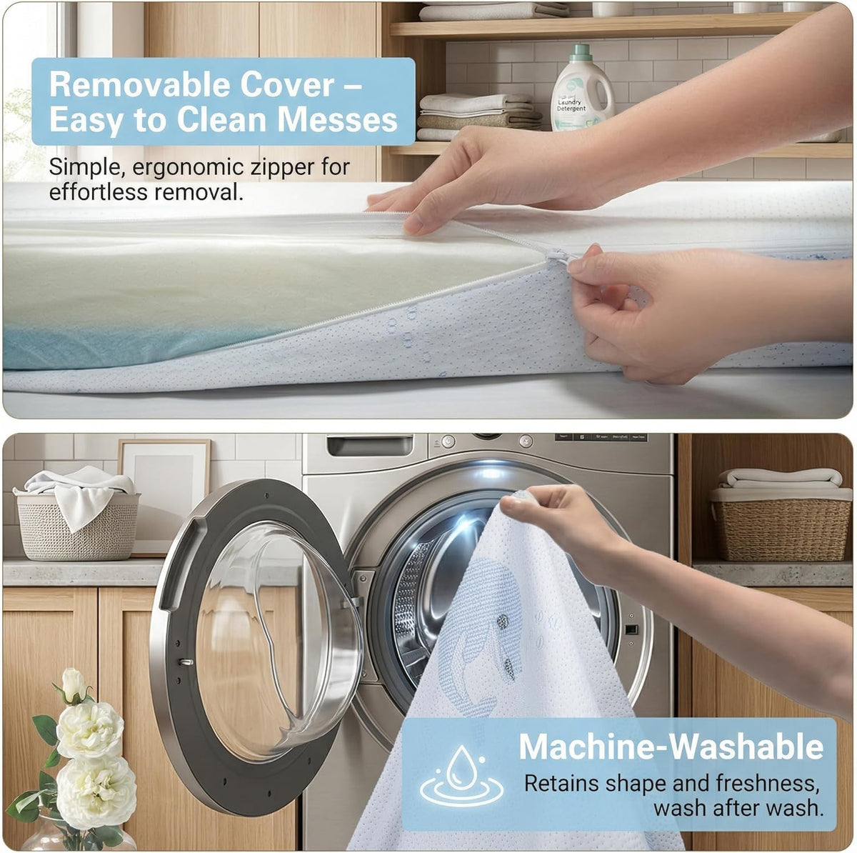 Double-Sided Memory Foam Portable Mattress I9453