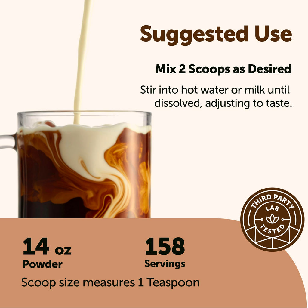 Organic Instant Mushroom Coffee, 14 oz Medium Roast Arabica W7589