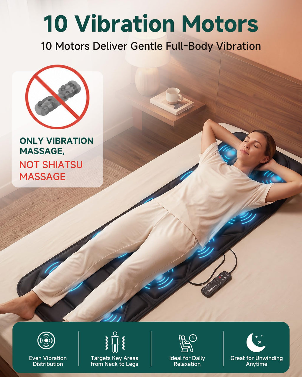 Full Body Massage Mat with Heat A105552