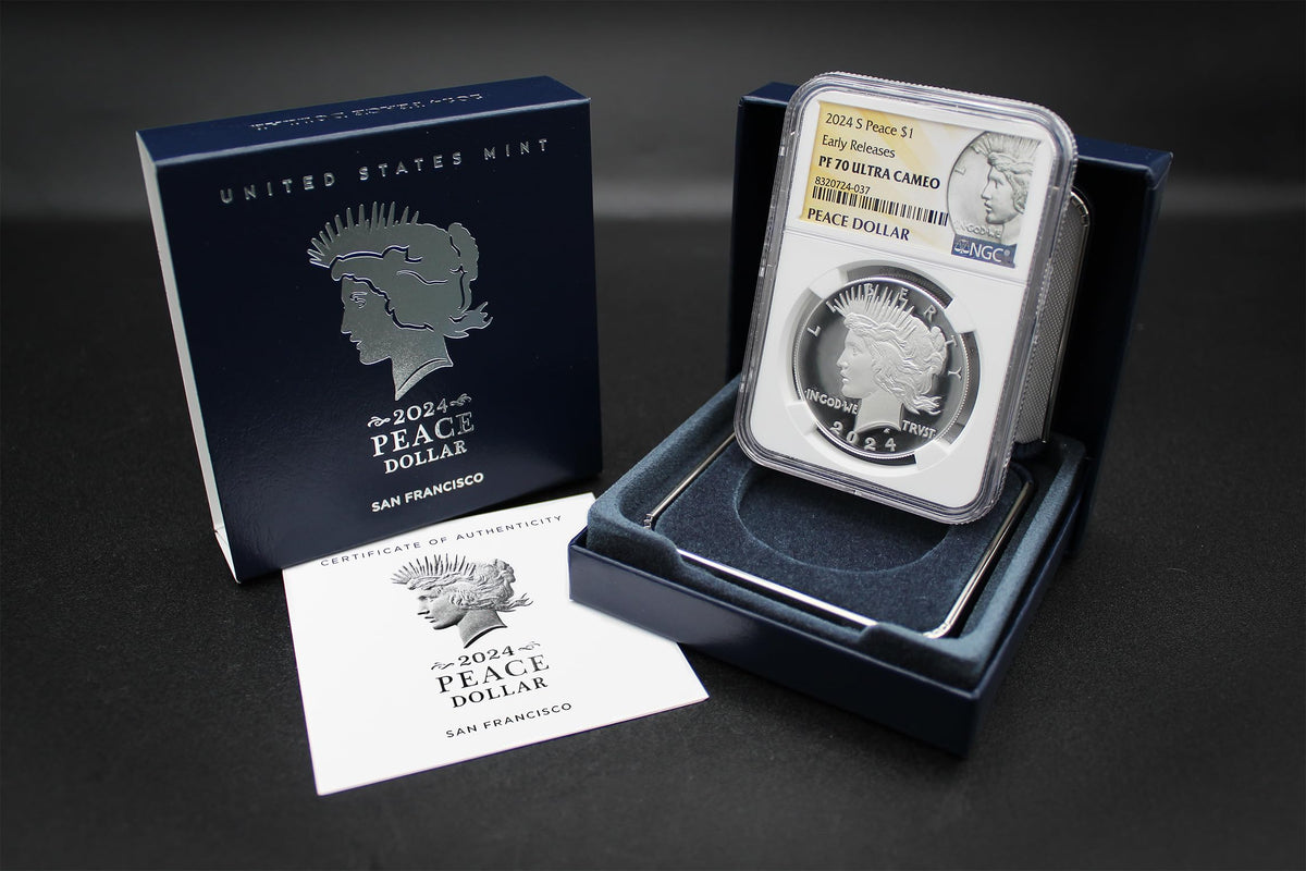 2024 American Silver Peace Dollar Coin PF-70 Ultra Cameo Y2575