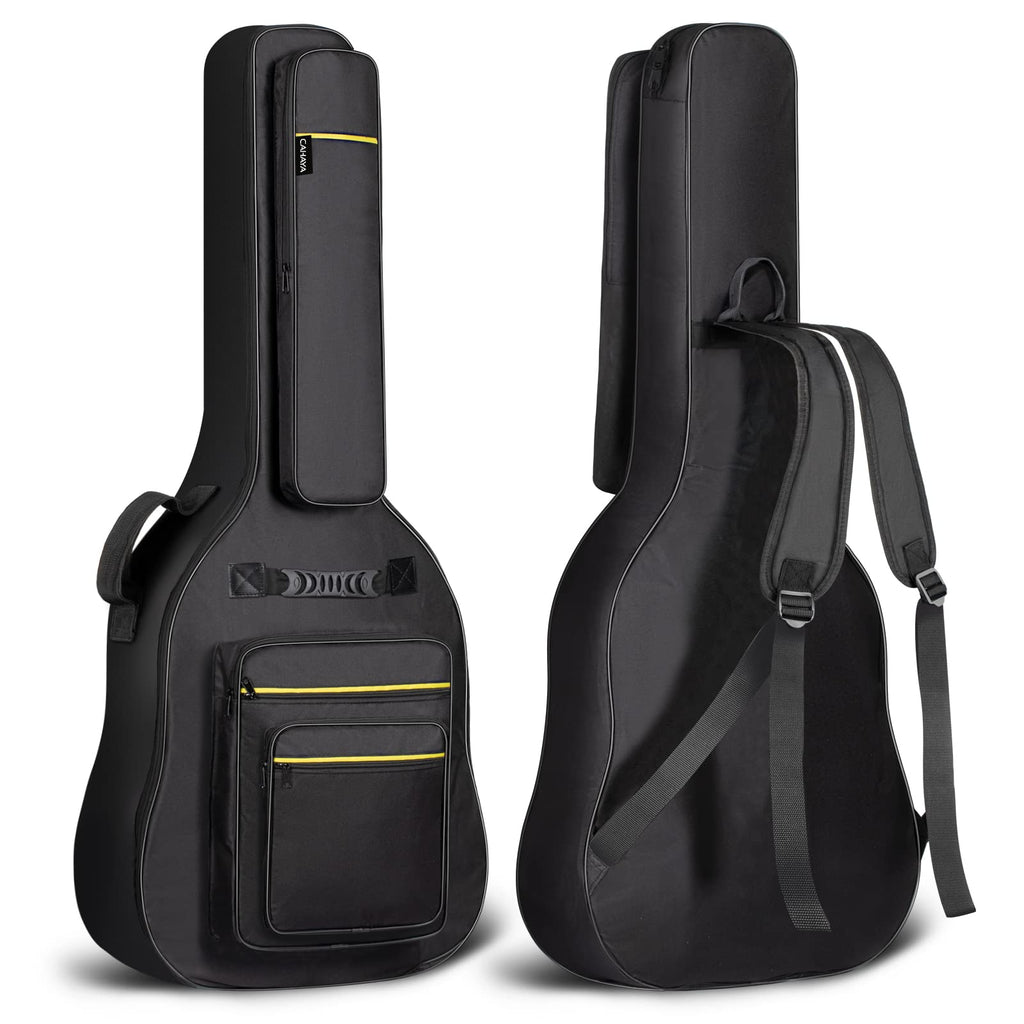 44 Inch Guitar Bag Multi-pockets 0.47in Thick Padding Water Resistent Gig Bag K36056