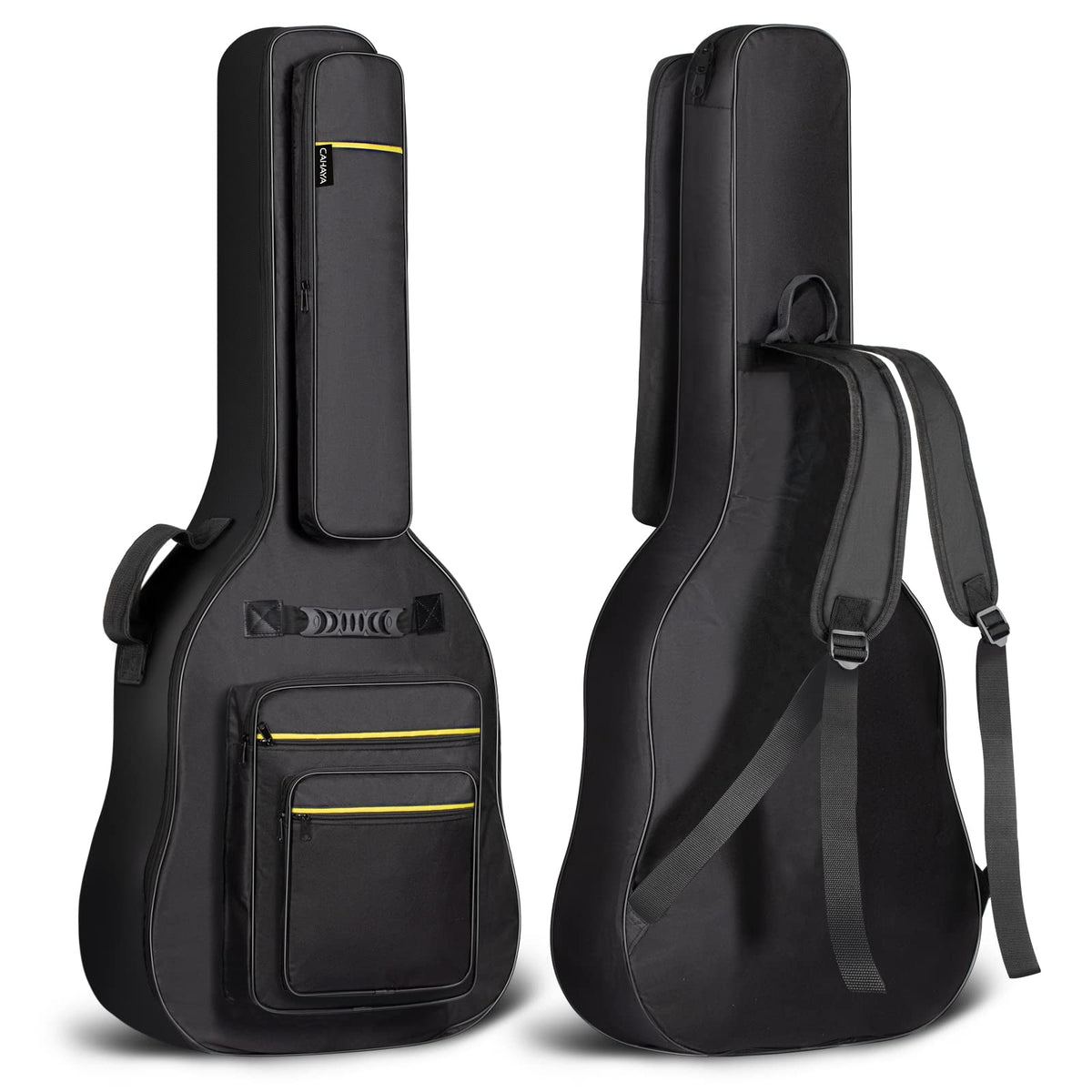 44 Inch Guitar Bag Multi-pockets 0.47in Thick Padding Water Resistent Gig Bag K36056