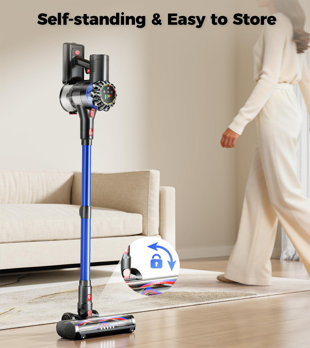 600W 50Kpa 65Mins Cordless Stick Vacuum Cleaner H4561