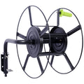 Black Heavy Duty Steel Swivel Hose Reel P12654