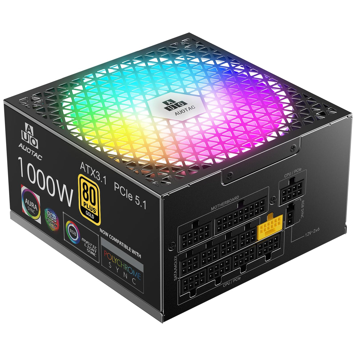 1000W Fully Modular 80+ Gold ATX 3.1 Power Supply E48422