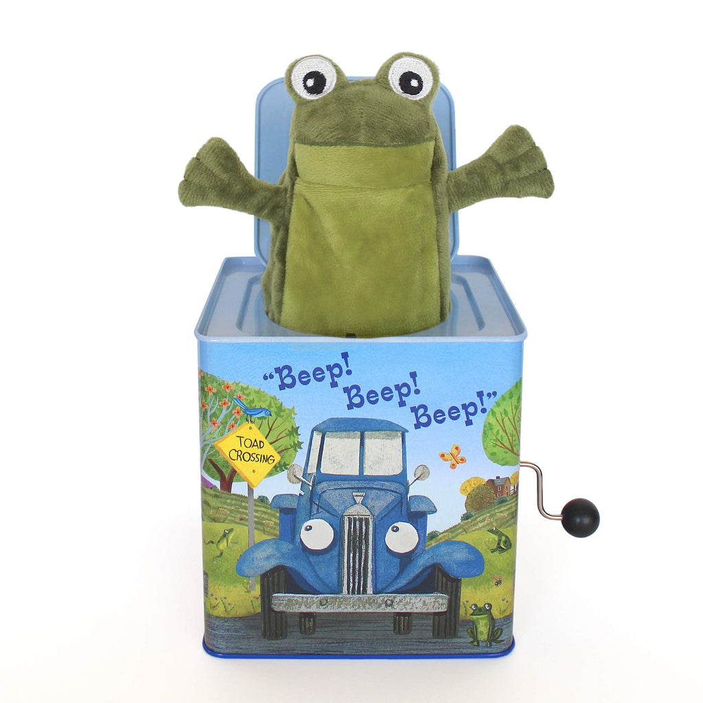 Blue Truck Jack-in-The-Box Plush Toy with Music M242155