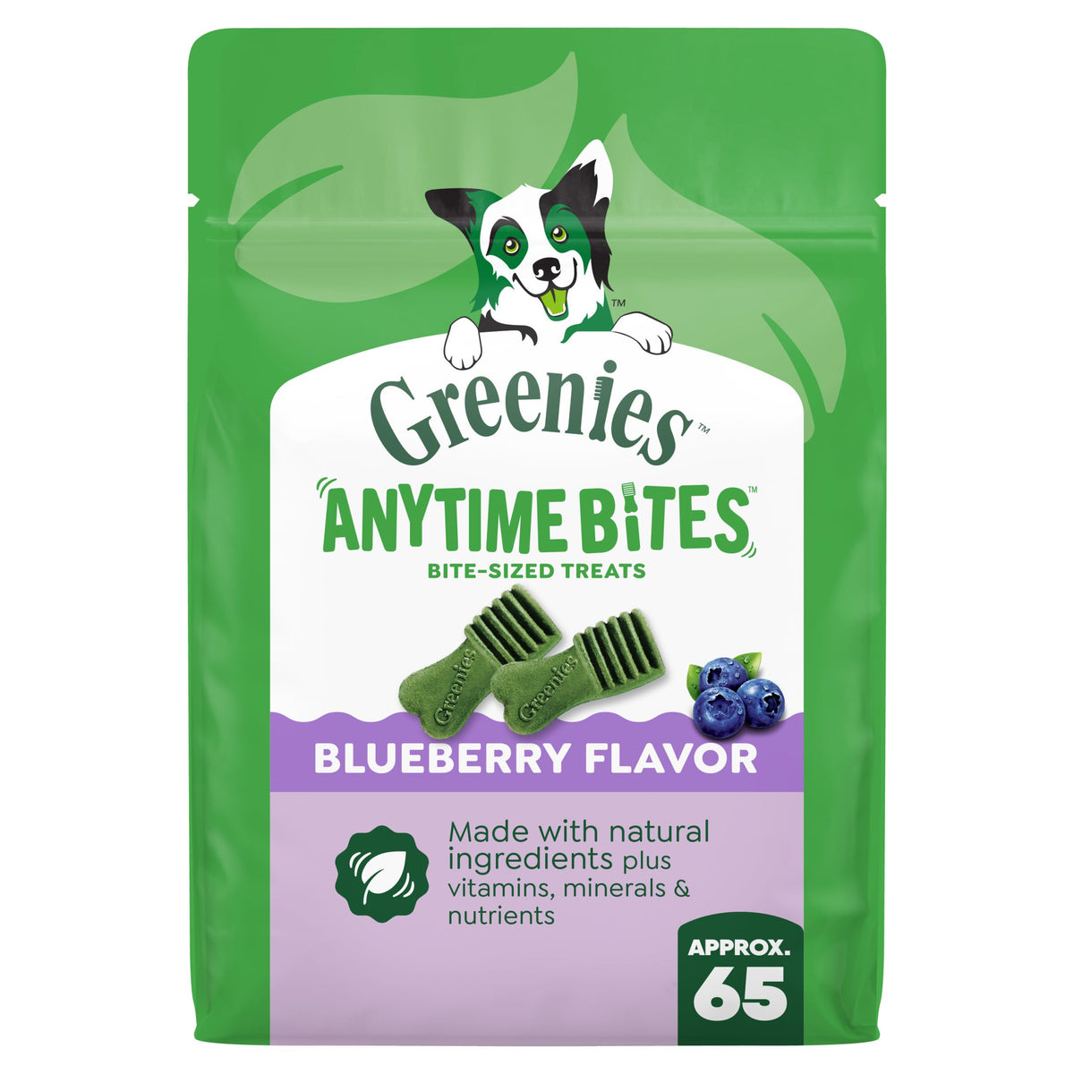 Blueberry Flavor Dog Treats 10.3 oz V4033