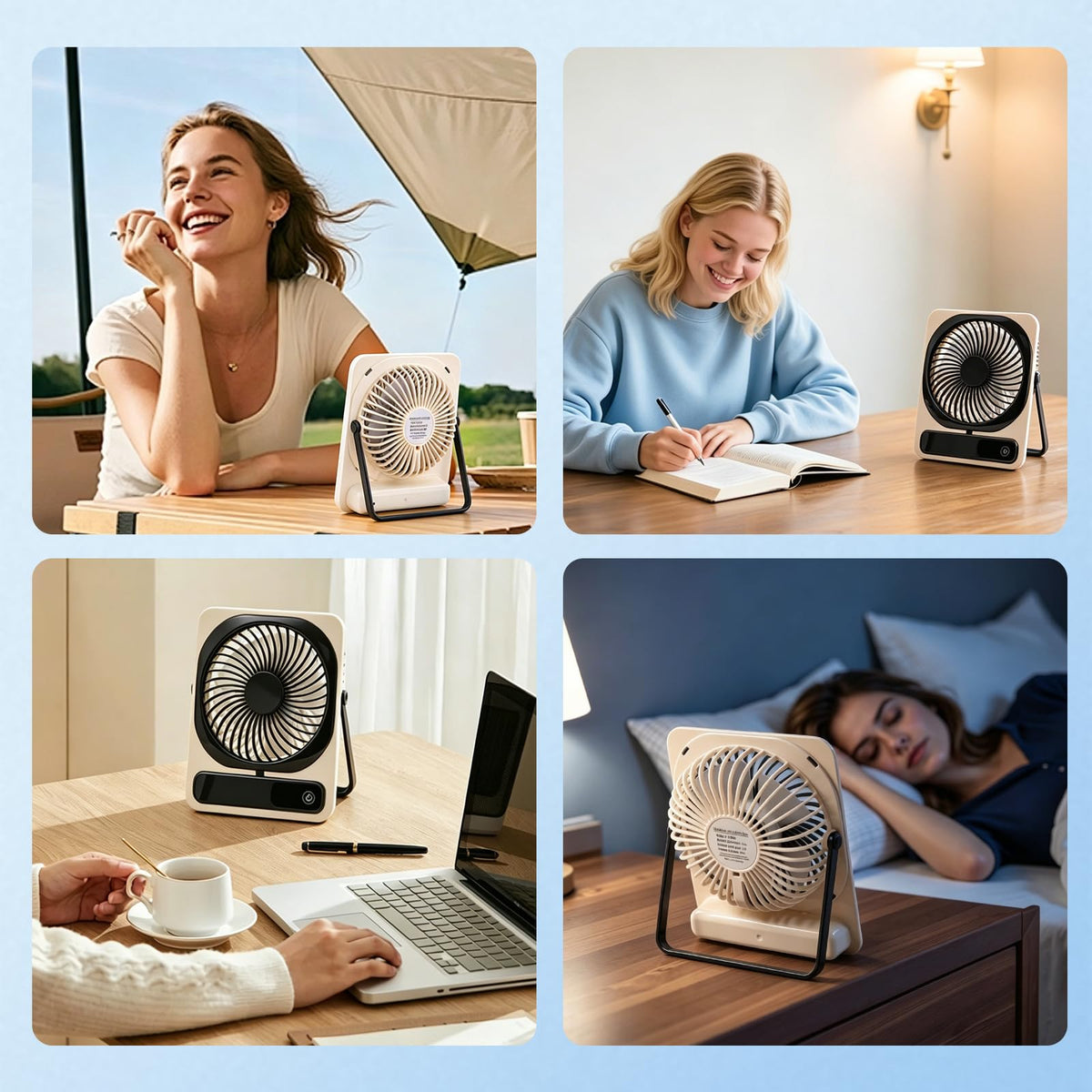 Portable Battery Operated USB Rechargeable Mini Personal Fan R10272