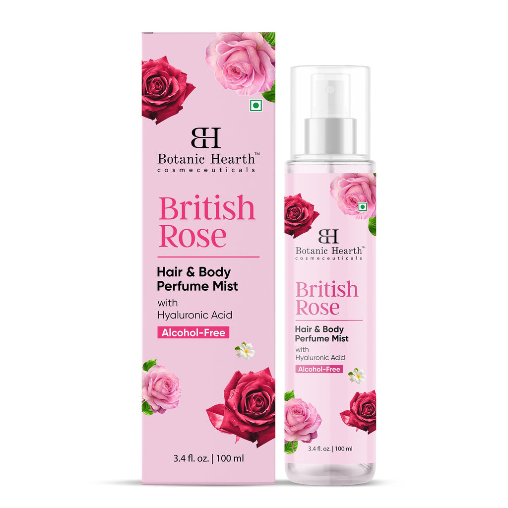 British Rose Body Spray & Hair Perfume 3.4oz U760