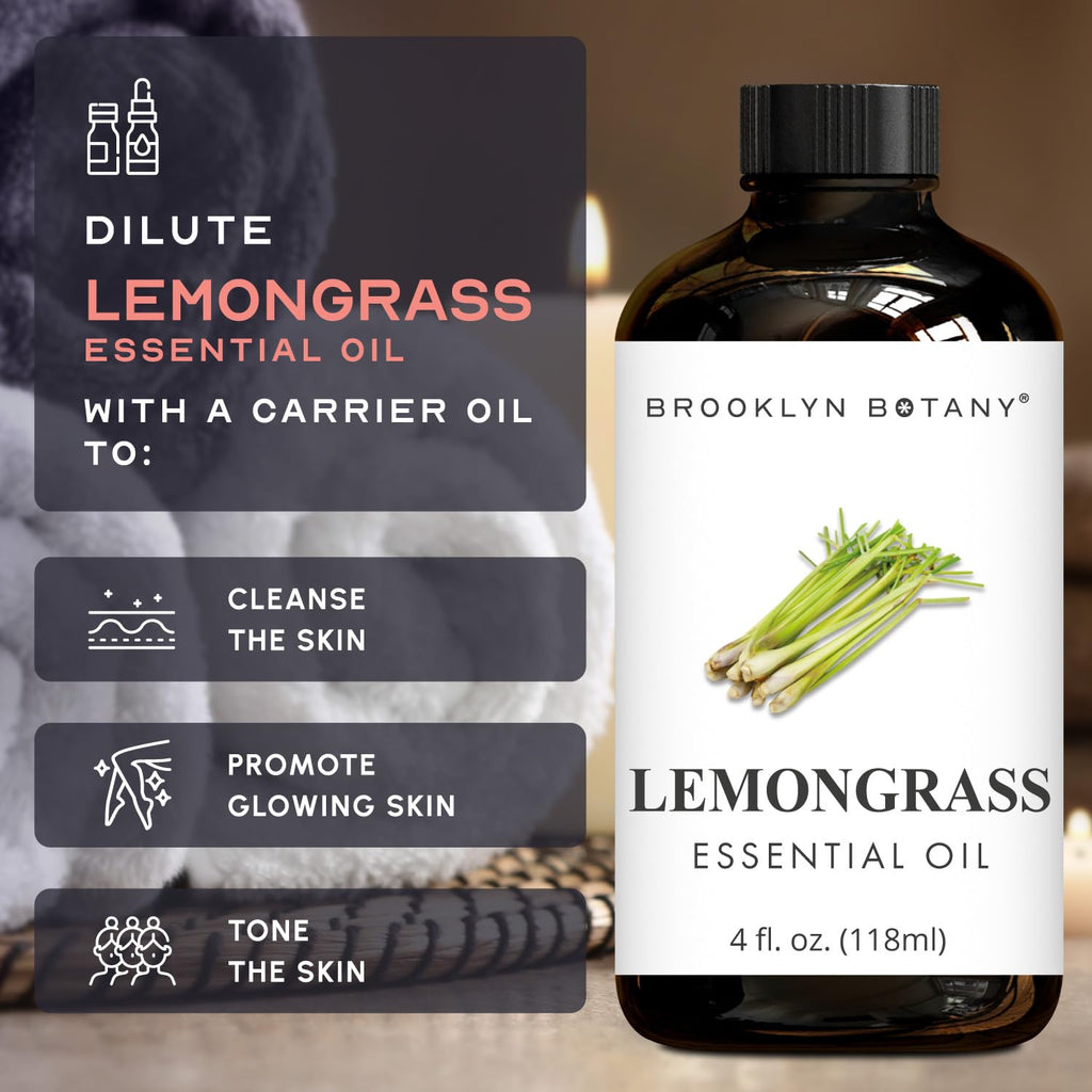 Lemon & Lemongrass Essential Oils 4 Fl Oz Pack of 2 Q499